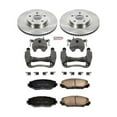 thumbnail image 2 of PowerStop Front Stock Replacement Brake Pad and Rotor Kit with Calipers Fits: PONTIAC SCION TOYOTA Select Models KCOE3054, 2 of 7