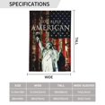 thumbnail image 3 of Independence Day Garden Decor Flags, American Lady American Flag Print Double-Sided Garden Flags, 12.5 x 18 inches, 3 of 9