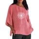 thumbnail image 1 of Tirantes Para Camisa Verano Mujer Gibobby 3 de 4 manga cuello redondo estampado floral suelta L, 1 of 5