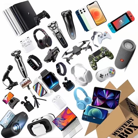 Valentine's Day Gift Surprise Box Premium Electronics Gift Box -Valentine's Surprise Birthday Gift Box with Bluetooth headphones & Tech Gadgets...
