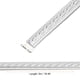 thumbnail image 2 of Moldura autoadhesiva Uxcell para paredes 0.5" x 16 ft moldura flexible de espejo plata, 2 of 7