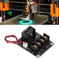thumbnail image 4 of Hotbed Board, MOS Tube Heat Bed Module 30A Maximum Current Black Quick Cooling  for 3D Printer, 4 of 7