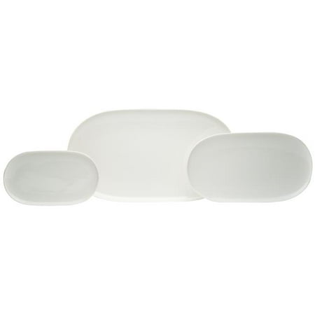 

Red Vanilla ET1919-003 Every Time White Platter Set - 3 Piece