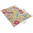 thumbnail image 4 of Pioneer Flower Blanket,Comfortable Soft Flannel Throw Blanket,All Season,Warm Lightweight Blankets for Sofa Bed Couch Living Room Chair,40"x50"(100x130cm), 4 of 4