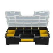 STANLEY Adjustable Compartment Box,Plastic,Black STST14027