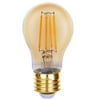 Great Value LED Ceiling Fan Bulb, 2.5-Watt (25W Eqv) A15 Shape E26 Base Amber Light, 2 Pack