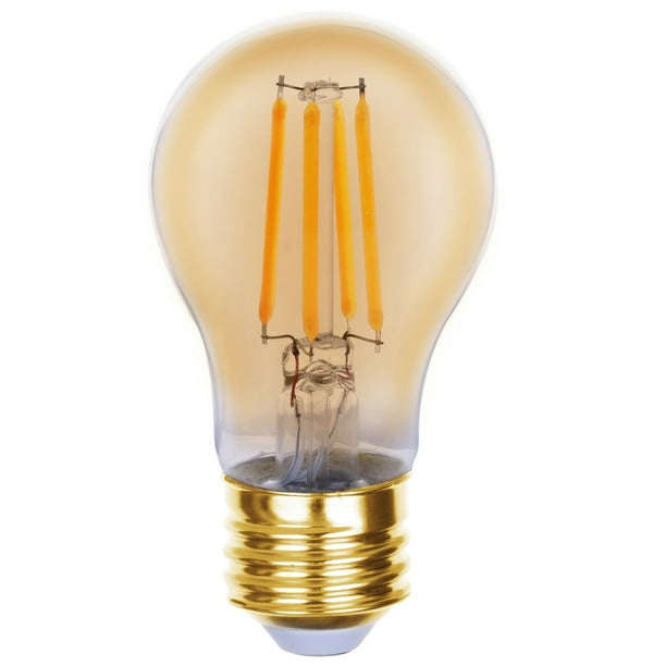 Great Value Led A15 Ceiling Fan Light Bulbs 25w Eqv E26 Base Amber 2 Count Com Great Value Led A15 Ceiling Fan Light, Ceiling Fan Light Bulbs Home Depot