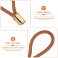 thumbnail image 3 of WRISTBIQUE Light Brown Rope Handle for Cabinet Pull Farmhouse Rustic Door Hardware Durable Furniture Pull, 3 of 8