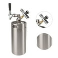 thumbnail image 1 of 3.6L Stainless Steel Keg, Craft Beer Dispenser System High Performance  For Homebrewing, 1 of 8