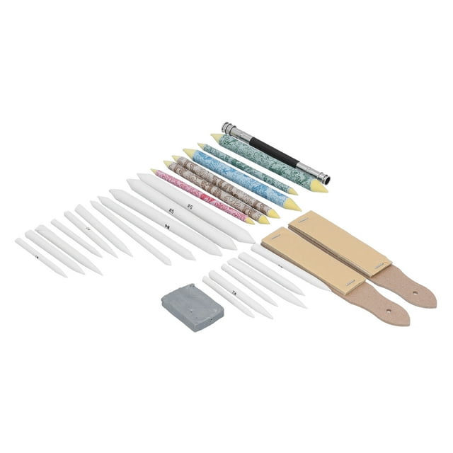 Sandpaper Sharpener,28pcs Blending Stumps Set Blending Stumps Blending Stumps Set Smooth Operation
