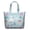 Greenish-blue-41, variant on Vintage Nautical Shoulder Bag - Durable Beach Tote with Starfish & Coral Pattern, Secure Zipper & Multiple Pockets for Work or Travel