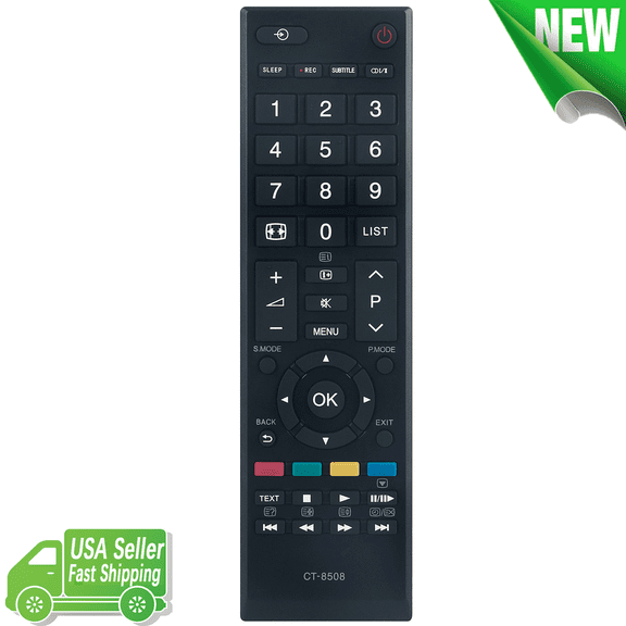 CT-8508 Replace Remote Control for Toshiba TV 32S1740 40S1700 49S2700 55S2750