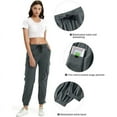 thumbnail image 2 of SPECIALMAGIC Women's Loose Cargo Sweatpants Pockets Sporty Gym Athletic Fit Jogger Pants Yoga Lounge Trousers,Grey, 2 of 6