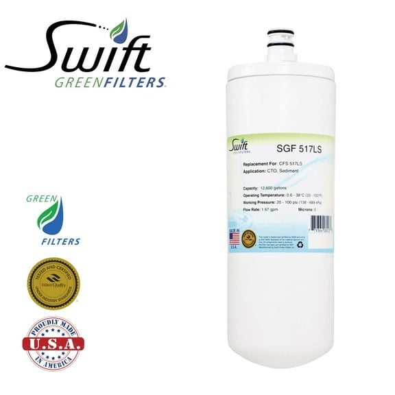 Swift Green Filters SGF 517LS Replacement for 3M CFS517LS Commercial Water Filters (Pack of 3)