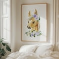 thumbnail image 6 of Horse, Farm Animals, Barn Animals, Barnyard, Purple Flowers, Gender Neutral Nursery - Illustration Horse Watercolor Floral Animal Flowers Whimsical Unframed Wall Art Print 20 x 24 inches, 6 of 13