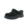 thumbnail image 1 of Skechers Womens Shindigs-Fortress Suede Faux Fur Lined Clogs, 1 of 3