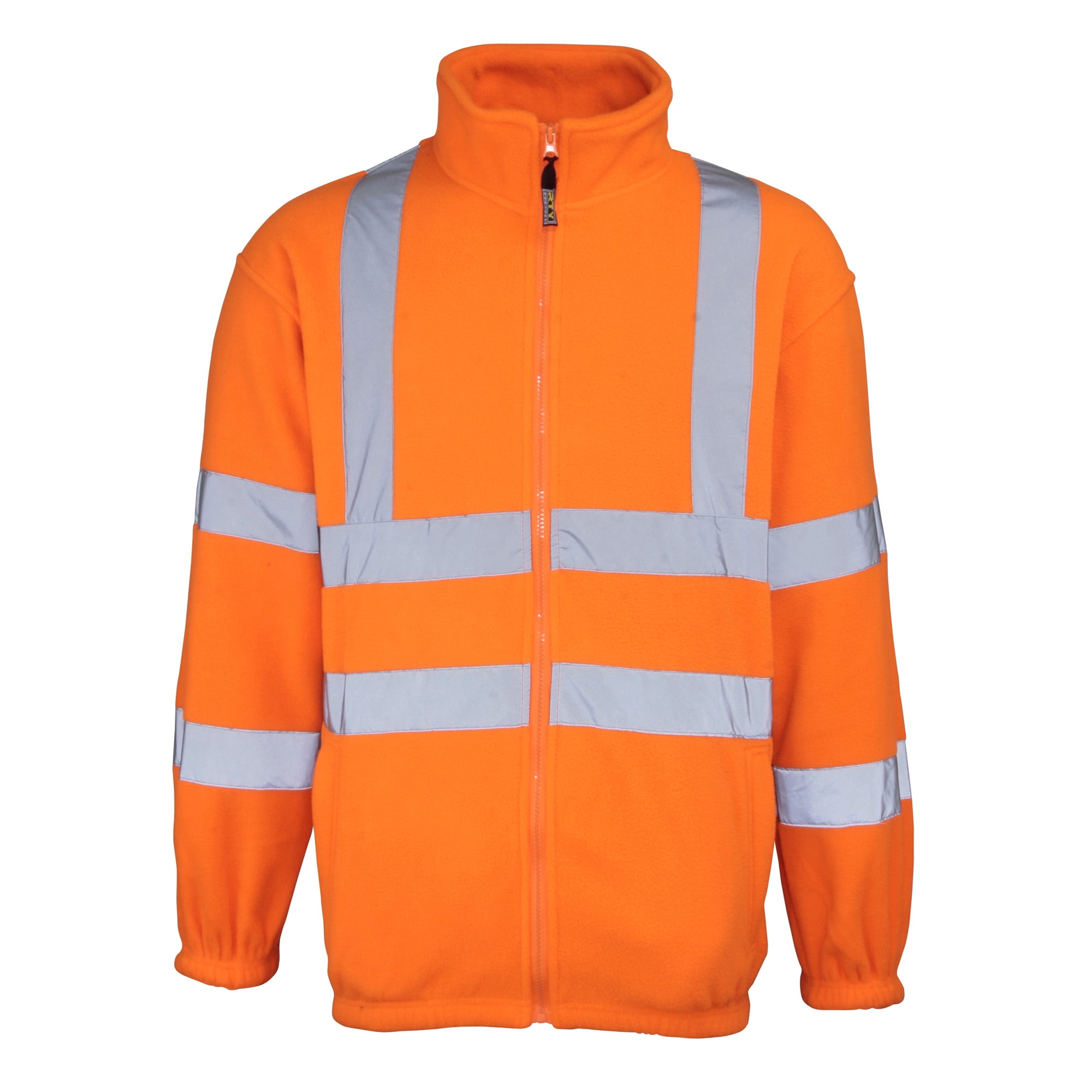 Standsafe Mens Hi Vis High Visibility Premium Safety Lined Work Fleece Jacket 