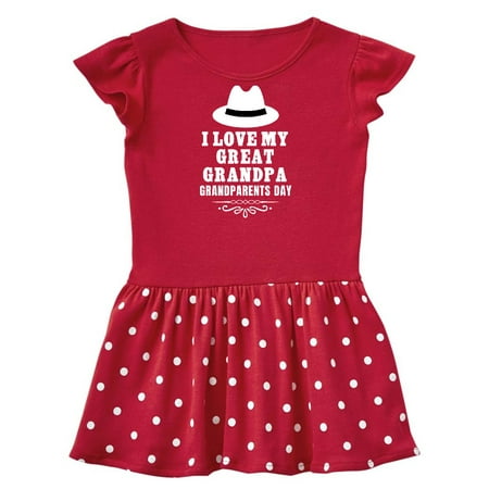 

Inktastic Grandparents Day I Love My Great Grandpa Gift Baby Girl Dress