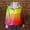 Colorful, variant on Carnival Outfit for Women Color Print Blouse Long Sleeve Shirt Womens Top Spring Outfit