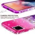 thumbnail image 5 of SPY Case for Apple iPhone 13 Pro Case with Tempered Glass Screen Protector Liquid Glitter Cute Case Cover for Girls Women - Pink/Purple, 5 of 5