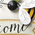 thumbnail image 2 of Inteprter Cartel de de bienvenida, adorno de hierro de girasol, colgante de pared, decoración de flores de Metal, cartel de bienvenida de girasol, Jardín y Patio abeja Inteprter HA025353-01, 2 of 6