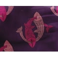 thumbnail image 4 of oneOone Georgette Viscose Fabric Fish Block Printed Craft Fabric BTY 42 Inch Wide, 4 of 4