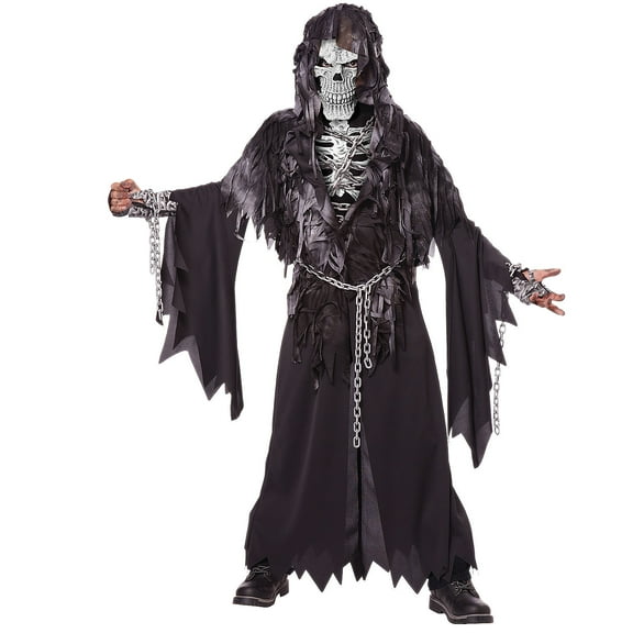 California Costumes Boys' Evil Unchained Reaper Costume - Size 8-10
