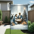 thumbnail image 7 of TaTaai 2Pcs Jesus Nativity Scene Christmas Garden Flags Christmas Holy Night Garden Flag Religious Seasonal Small Yard Banner Winter Holiday Outdoor Decor Farm Yard Flag ​, 7 of 7
