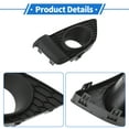 thumbnail image 4 of Parrilla de Luz de Niebla Frontal Derecho No.71103T5RA10 Inserciones de Cubierta de Luz de Niebla para Honda Fit 2015-2017 Negro ABS 1 Pc, 4 of 6