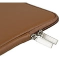 thumbnail image 6 of RAINYEAR 14 Inch Laptop Sleeve Soft PU Leather Case Protective Water Resistant Zipper Cover Carrying Bag Compatible with 14" Notebook Computer Chromebook Tablet (Brown), 6 of 7