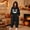 Black, variant on Blue Pumpkin Onesie Pajamas for Women Polyester Hooded Onesie Adults, 2 Way Zip Jumpsuit With Pockets, Drawstring Hoodie One Piece For Casual Jogger Pajamas S