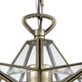 thumbnail image 2 of Elk Home Moravian Star 12-inch Wide 1-Light Mini Pendant in Antique Brass, 2 of 4