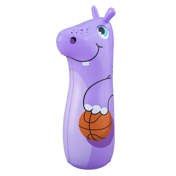 H2OGO! Kids Inflatable 35" Animal Bop Bag - Hippo
