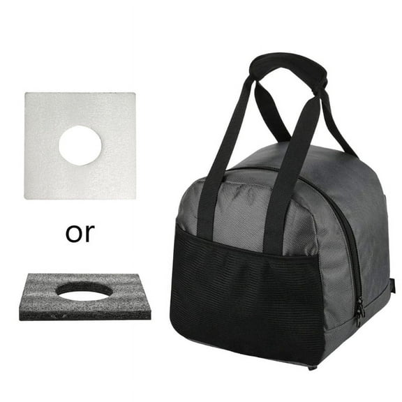 Single Bowling Tote Bag with Mesh Pockets for Bowling Shoes Or Accessories-Portable Bowling Bag Holds One Bowling Ball