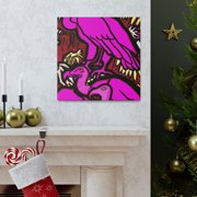 Vultures Roosting Besides - Canvas