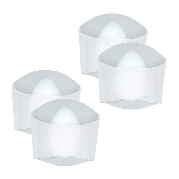 Gel Arch Support Set, 4 Pairs Plantar Fasciitis Sleeves/Shoe Insoles for Flat Feet,