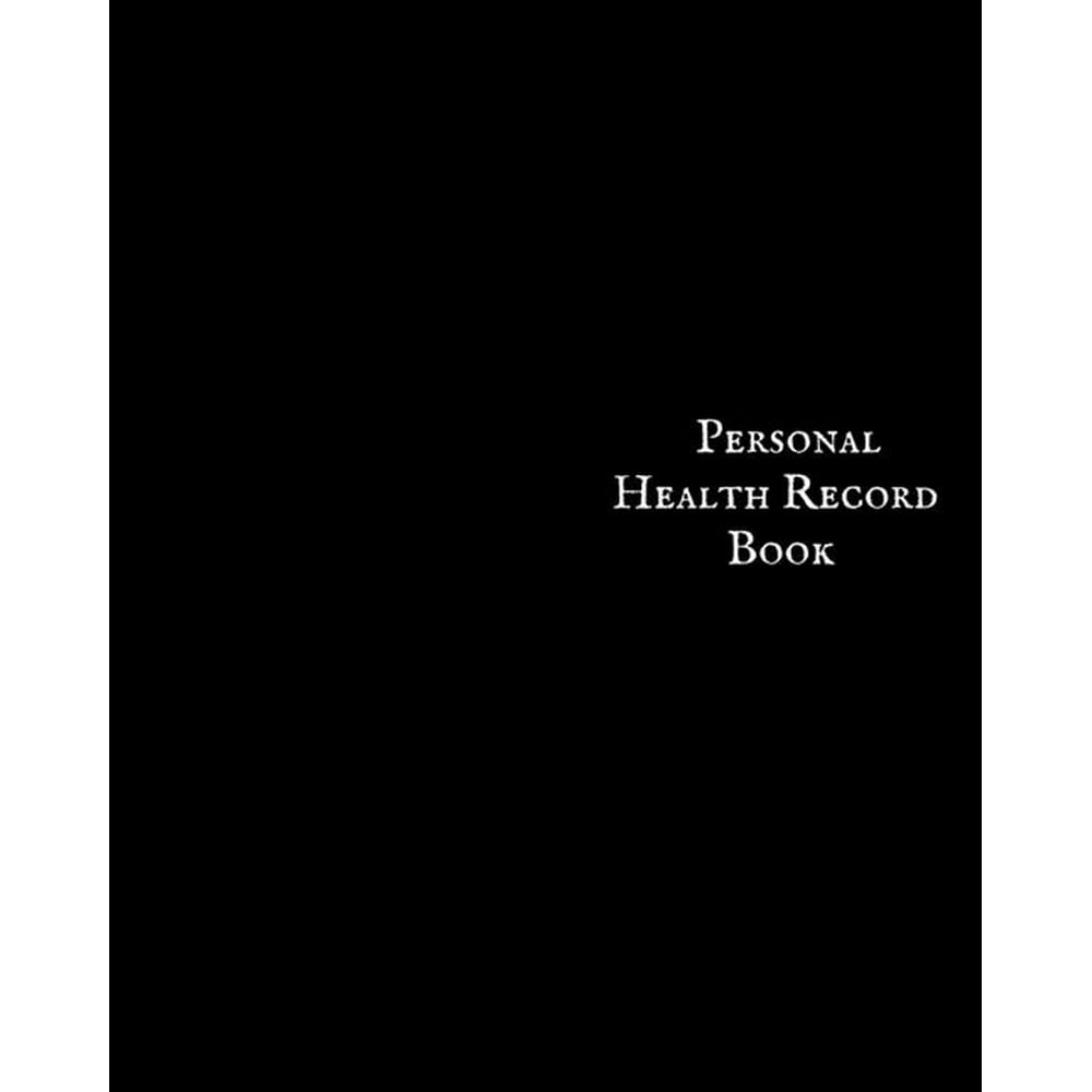 Personal Health Record Book Medical History Book, Personal Health