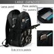 thumbnail image 4 of Balery Jellyfish Mochila con carga USB para hombre y mujer - Mochila impermeable y antirrobo para laptop con puerto USB para viajes, trabajo, 4 of 7