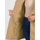thumbnail image 5 of Abrigo largo de invierno con cinturón de manga larga y cuello alto clásico para mujer INSPIRE CHIC XL color caqui, 5 of 8