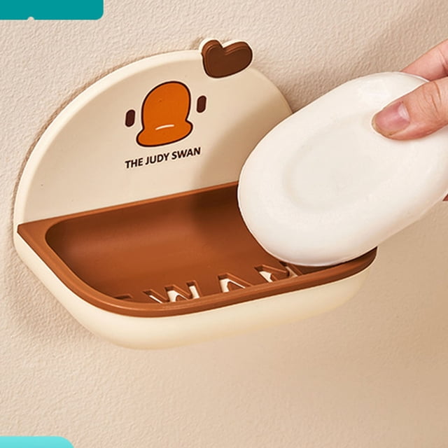 Caja de Jabón, Platón de Jabón Fácil de Usar Montado en la Pared Para Niños Para La Cocina del Baña