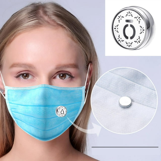 Medallón de Difusor de aceite esencial Colcomx Aromaterapia Clip magnético Plata A