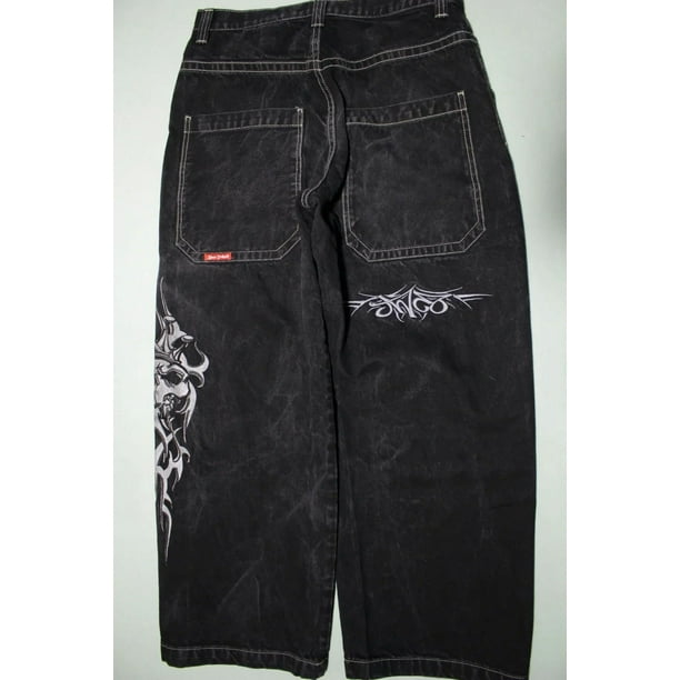 00s LEVI'S black paint denim punk y2k