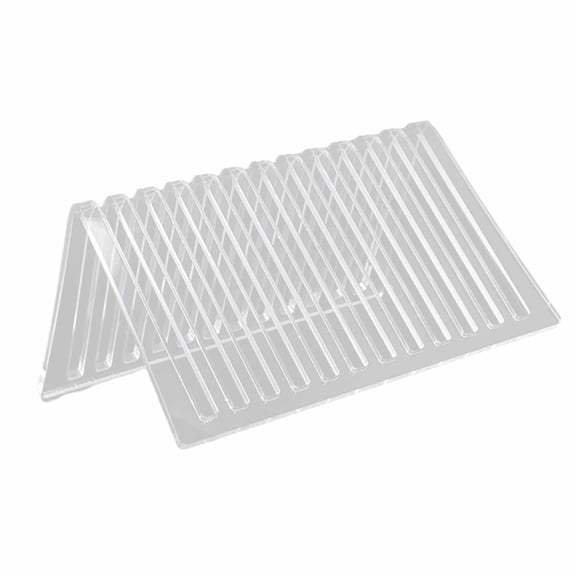 YIEMEEN Elegant Acrylic Record Holder Elegant Display Rack for Vinyls Albums in Any Room