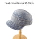 thumbnail image 2 of Sombrero de pescador de mezclilla, sombreros para mujeres, gorras de vendedor de periódicos para mujeres, boina para damas de moda, gorras de vendedor de periódicos para mujeres negras,, 2 of 6