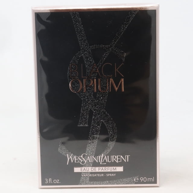 Yves Saint Laurent Eau De Parfum Spray for Women, Black Opium, 3 Ounce