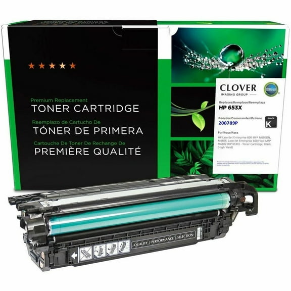 Remanufactured Clover Imaging High Yield Black Toner Cartridge for CF320X ( 653X)