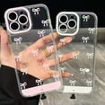 thumbnail image 5 of LED Bowknot Phone Case,Built-in Light Up Phone Case, Fashion LED Flash Protective Cover for Phone X/11/12/13/14/15/16/17, Perfect for Parties and Daily Use, 5 of 6