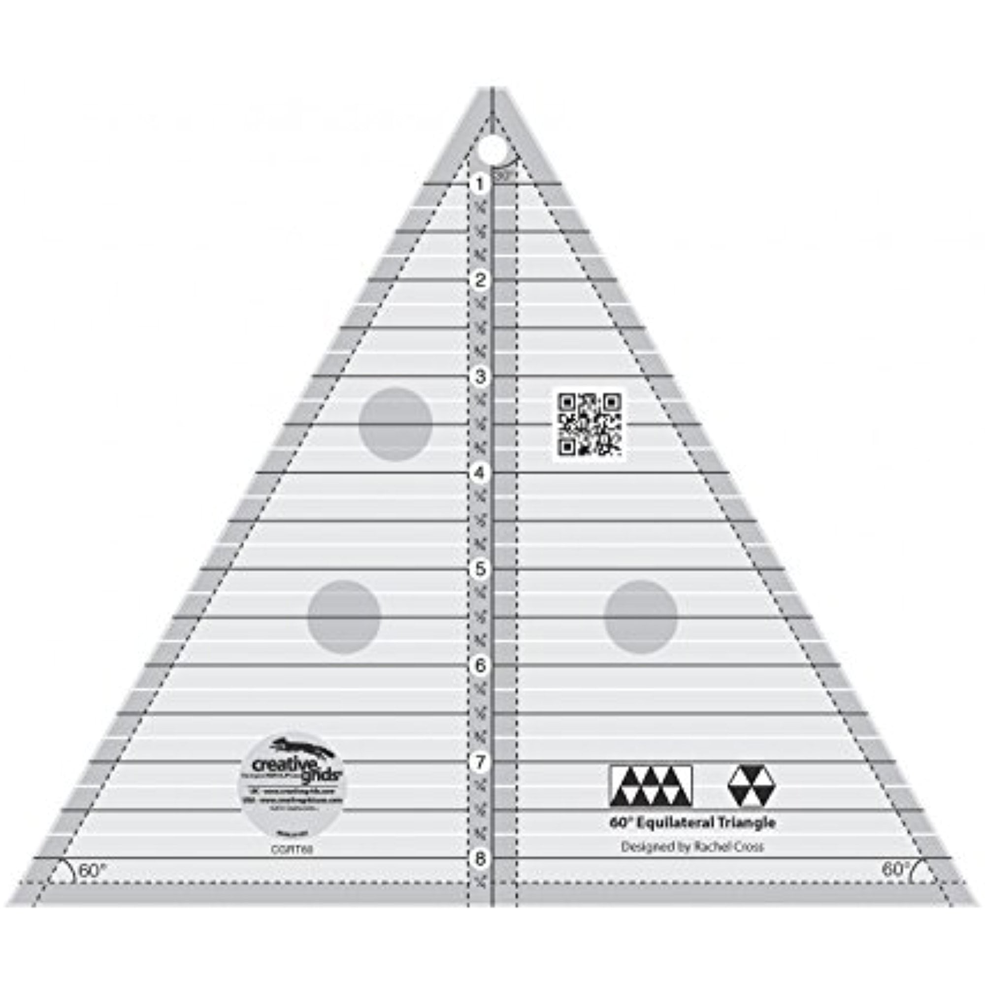 Creative Grids 60 Degree Triangle Ruler Walmart creative-grids-60-degree-triangle-ruler-walmart