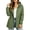 Army Green, variant on Hooded Raincoats Women, Waterproof Trench Coats with Drawstring Waist, Full Zip, Elastic Cuff, Lightweight Windbreaker Jackets Fall Fashion Clothes Sizes S-2XL
