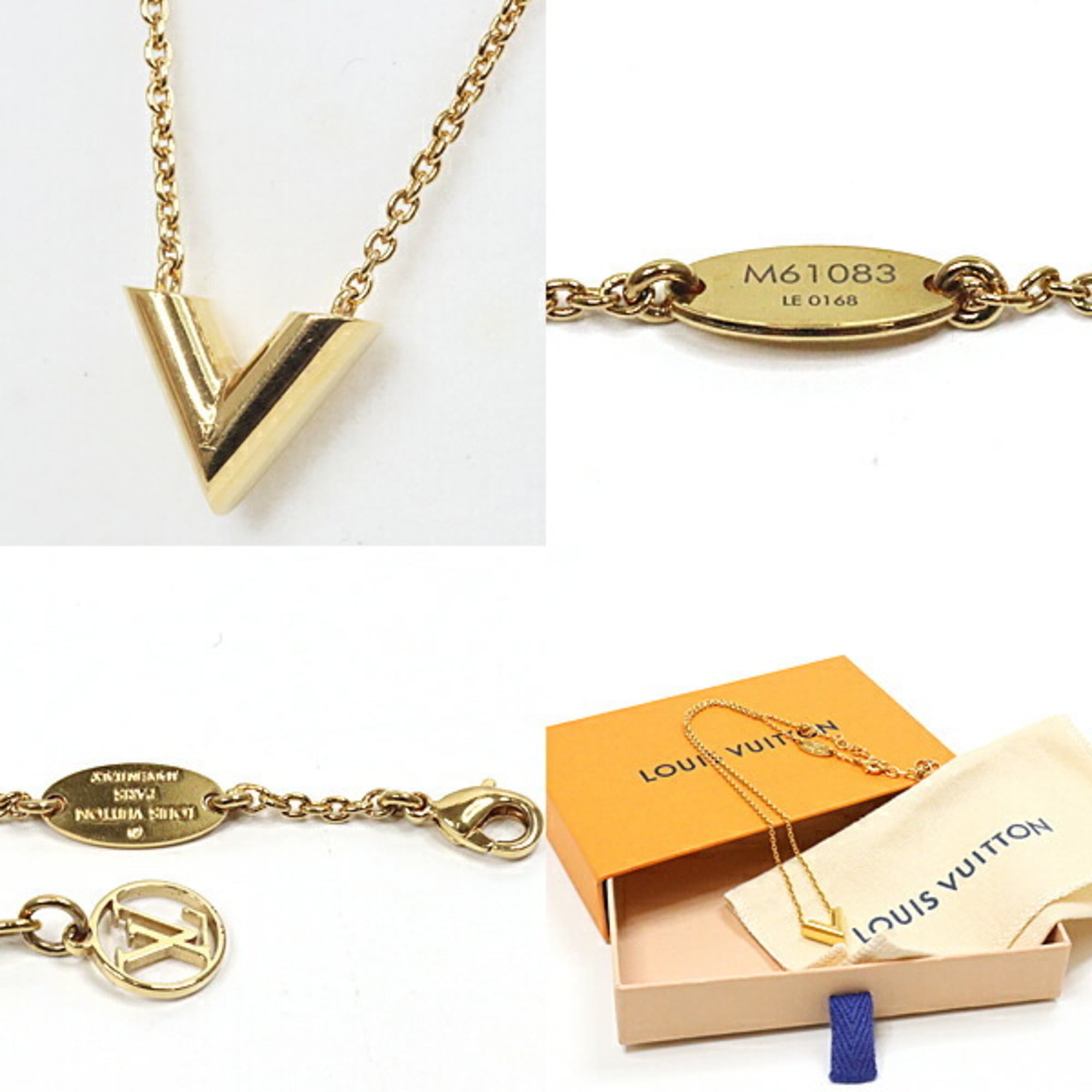 Louis Vuitton - Authenticated Necklace - Gold and Steel Gold for Women, Good Condition